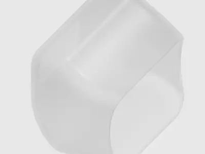 Transparent Bike Visor 3D model
