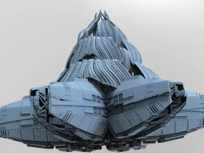 Star Ship pulse generator 2 3D model