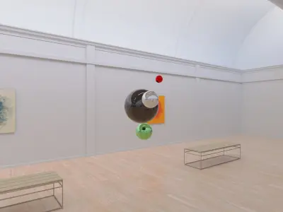 HDRI - Art Museum Gallery Interior 20 - 16384x8192 Texture