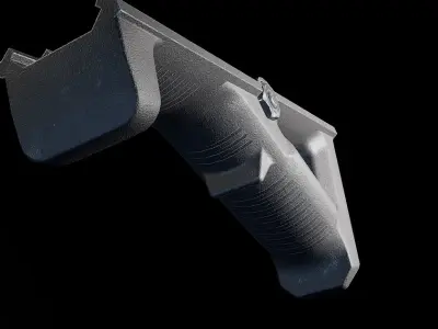 AAA AFG Angled Fore Grip Game Ready PBR Low-poly 3D model