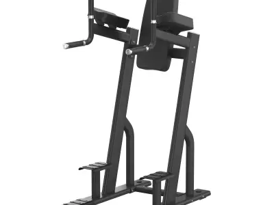 DHZ Fitness E-7047 Vertical Kness Up-Dip 3D model