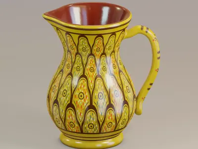  Moroccan water pitcher  3D model