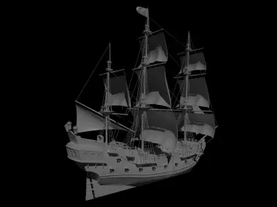 Black Pearl  3D model