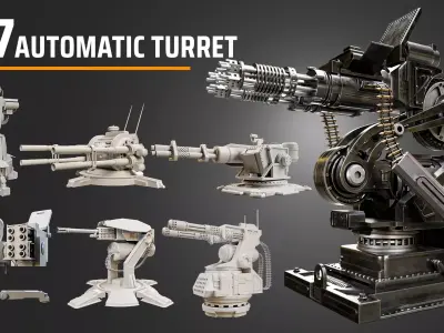 Auto Turret 3D model