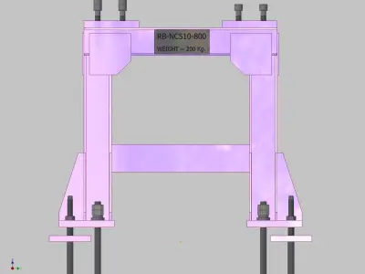 26398-Base for robot NACHI-NC510-Hight 800 3D model