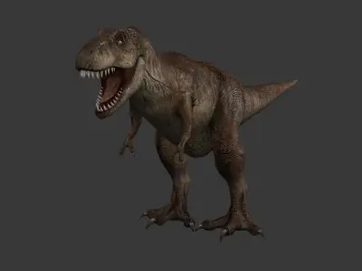 Tyrannosaurus Rex Low-poly 3D model 14