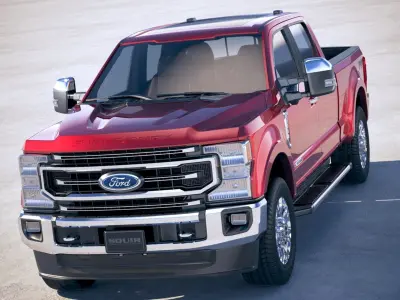 Ford F350 SuperDuty 2020 3D model