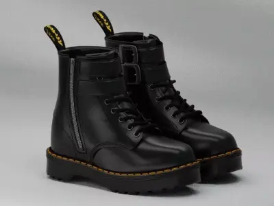 Dr Martens Buckle Boot 3D model