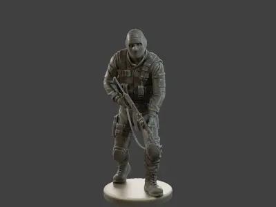 CzechSlovak Police Tactical Unit CPTU2 005 3D print model