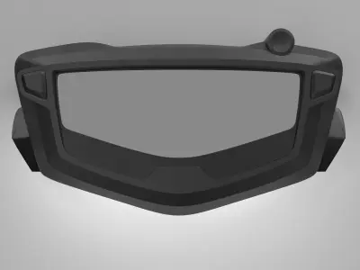 Bikes Digital Display Low-poly 3D model