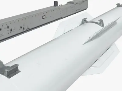  Long Range Air Combat Missile with LAU Launcher 