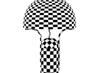 Affinity Medium Dome Table Lamp 3D model