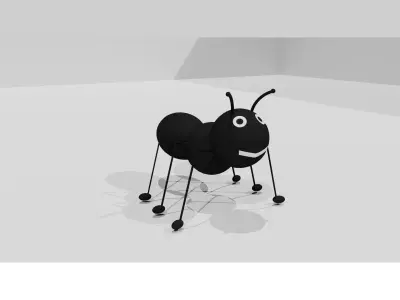 Ant 3D Model Low-poly 3D model purchase