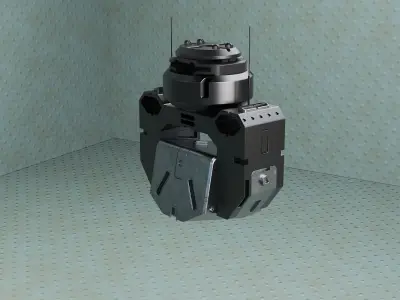 camera dron vol2 scifi planet astro 3D model