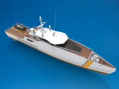 Coastguard Patrol Ship 3D model by wayokama72