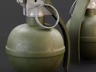 Grenade M67 3D model