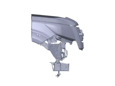 3D SCANNING REAL SCALE NISSAN NP300 2024 3D model