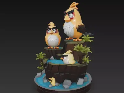 Angry Birds 2 Free 3D print model