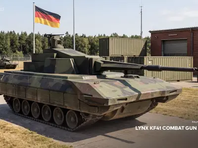 Lynx KF41 Combat Gun Vehicle 3D model