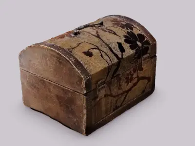Treasurer Box 3D Model Low-poly 3D model