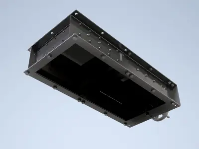 MANUAL SLIDEGATE SIZE 300X300mm 3D model