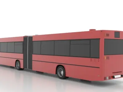 Mercedes-Benz O405GN Low Low-poly 3D model