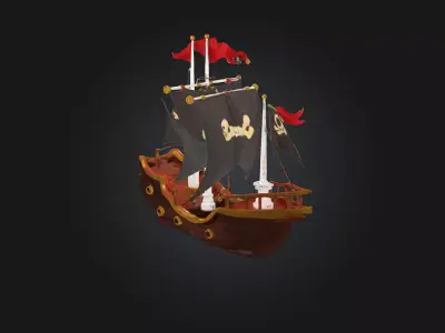 Pirate Ship Adventure 3D model