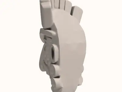 Aztec Mask 3D print model