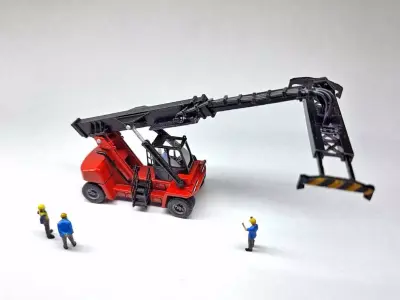 HO Scale Container Lifter 3D print model