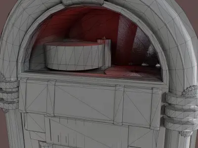 Jukebox old Low-poly 3D model