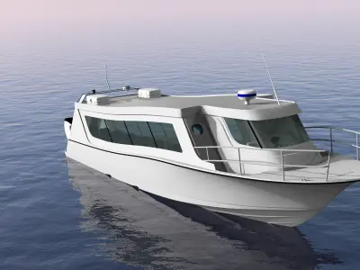 CAP-CAMARAT PASSENGER BOAT CONCEPT 3D model