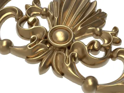 decorative pattern ready for 3D printing 3D model 60