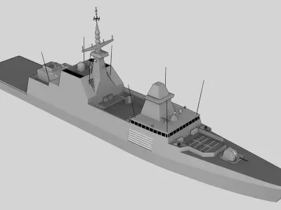 FFG Formidable Low-poly 3D model