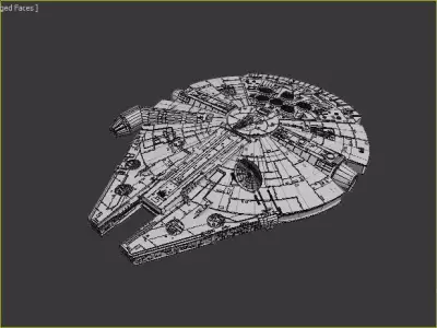 starwar spacecraft 3D model