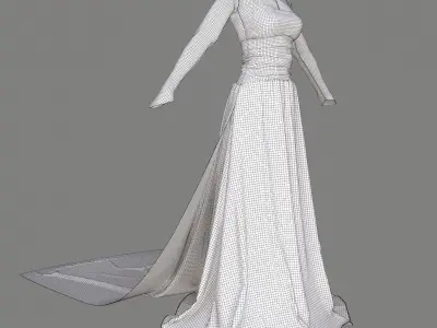 Wedding Dress  3D model