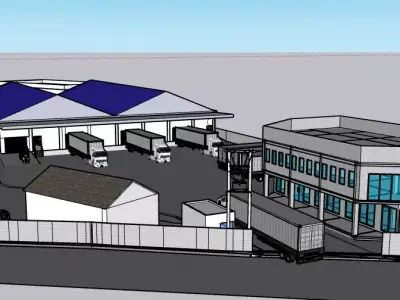FACTORY PLAN 3D model purchase