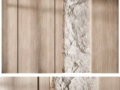 Wall 3d panel 11 Free 3D model