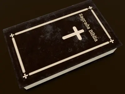  Holy Bible 3D Model  Low-poly 3D model