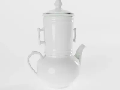 Vintage French Coffee or Tea Maker 3D model
