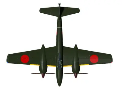 Mitsubishi Ki83 3D model