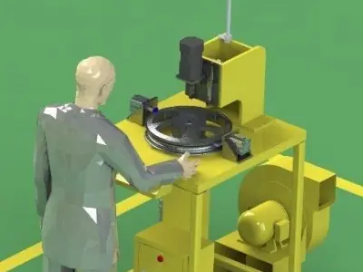 Buffing Machine Free 3D model