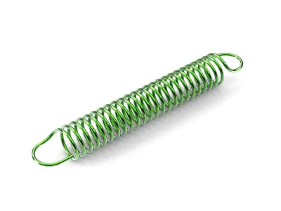 Metal spring 3D model