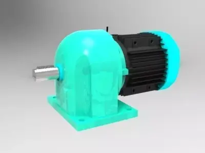 Motor Induction Free 3D model