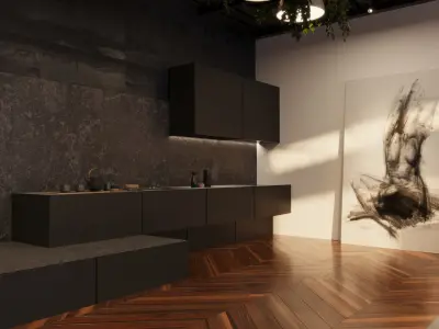 office Industrial Scene 3ds max  3D model