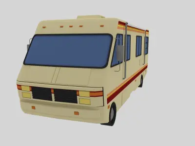 RV - Low Poly breaking bad Low-poly 3D model