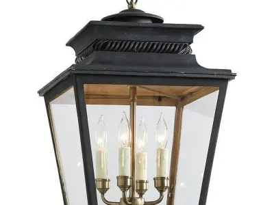 Piedmont 4-Light Lantern 3D model