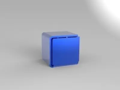 Sheet metal box Free 3D model