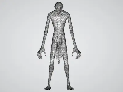 Shudderman Low-poly 3D model