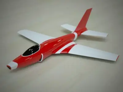 Simple jet concept 3D model