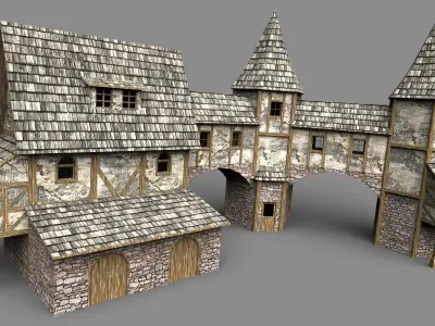 Fantasy House 3D model